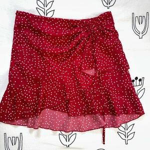 CHIC Red Mini Skirt